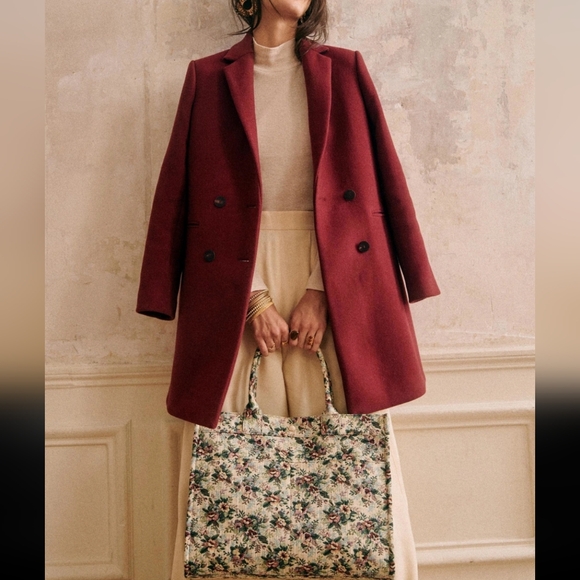 Sezane Johnson Wool Coat - Picture 5 of 6